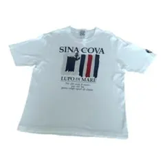 SINA COVA 半袖 Tシャツ ホワイト マリンデザイン size L
