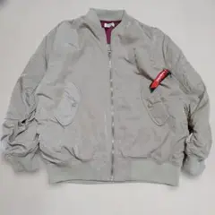 マイヘア My Hair is Bad MA-1 ジャケット ベージュ L