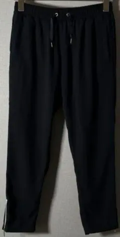 【タグ付き】FRED PERRY ネイビージャージパンツ サイドジッパー付き