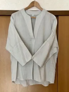 無印良品 レディース リネン ラミー ブラウス Mサイズ