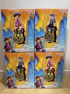 ズートピア2 モニタートップフィギュア　4点セット