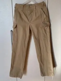 ドイツ軍モールスキン カーゴパンツ　軍パン　ミリタリー ベージュ