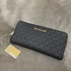 MICHAEL KORS JET SET TRAVEL 長財布 ブラック