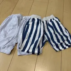 アプレレクール　サマンサモスモス　ハーフパンツ　2枚セット100cm ストライプ