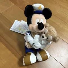 ハートフェルトレターズオブフレンドシップ ぬいぐるみバッジ ダッフィー ミッキー