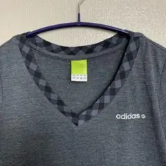 アディダス　adidas　チュニック　Tシャツ　レディース　S　グレーのサムネイル