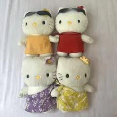 レトロ サンリオ ハローキティ ぬいぐるみ 4体セット - メルカリ