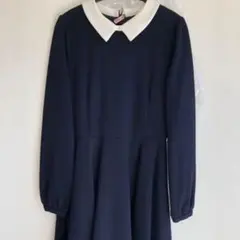 pom ponette Junior濃紺ワンピース　フォーマル・入学式・卒業式に