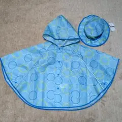 ケユカのポンチョ＆レインハットの2点セット