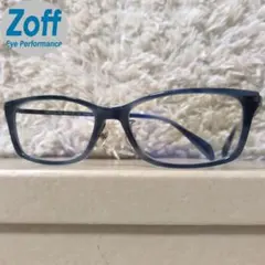 美品 zoff ゾフ コンビフレーム ブルーライトカットレンズ サングラス 度無