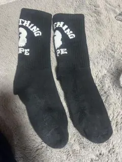 A BATHING APE 靴下ブラックのサムネイル