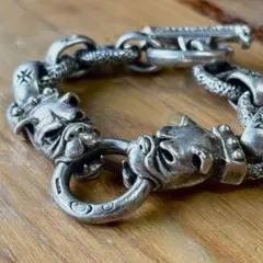 専用gabor bulldog bracelet silver 925 148g 専用gabor bulldog bracelet silver 925 148g - メルカリ