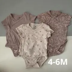 H&M ベビー肌着 3枚セット 4-6M