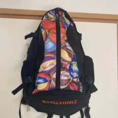 ミニバスkids必見‼️SPALDING バスケットボール柄バックパック