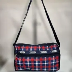 レスポートサック　チェック柄　ショルダー　バッグ　サコッシュのサムネイル