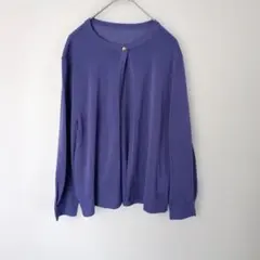 美品　レリアン　カーディガン　ボレロ　透け感　春夏　11号