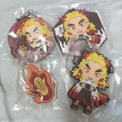 一番くじ鬼滅の刃　煉獄杏寿郎　ラバーチャーム　ストラップ　など