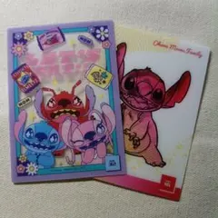 スティッチ クリアカードコレクションガム カード ディズニー リロ＆スティッチ