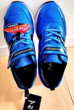 瞬足　SYUNSOKU 　23cm　青　ブルー　スニーカー　シューズ