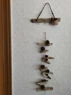 流木インテリア　壁飾り２点