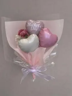 母の日 バルーン付き花束