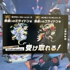 ポケモンSV 色違い コライドン・ミライドン