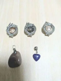 天然石ペンダントトップ５種類セット