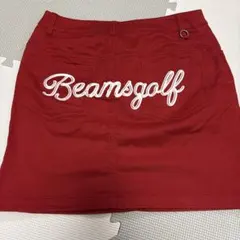 BEAMS GOLF レディース ゴルフスカート レッド
