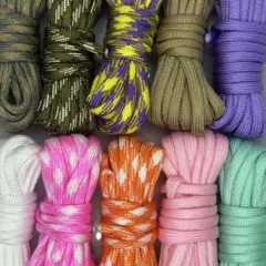 【現品】¥650 ❤️ パラコード ② 〈4mm〉3m×10本 まとめ売り