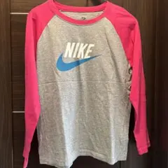 Nike 長袖Tシャツ グレー/ピンク