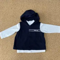 COMME CA ISM フード付きベストとTシャツセット　未使用品　少々難あり