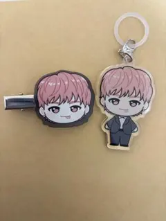 超特急 シューヤ ヘアクリップ めじるしアクリルチャーム セット