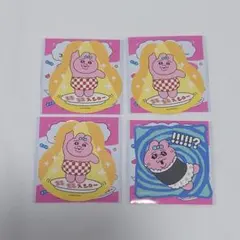 おぱんちゅうさぎ　スシロー　ステッカー　4枚セット