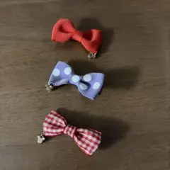 東京ディズニーリゾート　ヘアクリップ3個