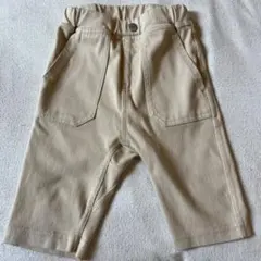 petit main ベージュポケット付きショートパンツ 80