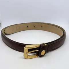 dunhill ダンヒル ブラウン レザー ベルトのサムネイル