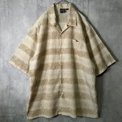 美品 SOUTHPOLE 総柄 オープンカラーシャツ 刺繍ロゴ hiphopのサムネイル