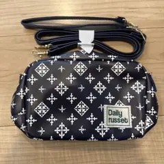 Daily russet ネイビー ショルダーバッグ　3点セット