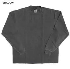 シャカウェア 7.5oz ガーメントダイ 長袖Tシャツ シャドウ L