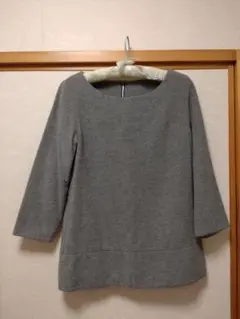 ROPE グレー チュニック 後ろジッパー付きのサムネイル