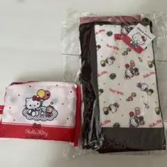 Hello Kitty 新品　同柄エコバッグ&保冷バッグ 2点セット　タグ付き