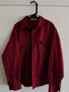 URBAN RESEARCH 長袖シャツ ボルドー 綿100%
