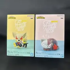 ヒロアカ Fluffy Puffy ショートキャット/バクドッグ2体セット
