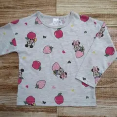 新品 未使用 ディズニー ミニー ミッキー 長袖Tシャツ ロンＴ 女の子 100