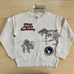 【新品】F.O.KIDS 恐竜プリント ロンT 120