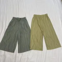 リブパンツ 2点セット 100cm