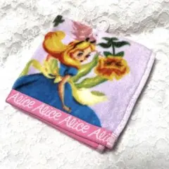 ディズニー アリス タオル 約25cm