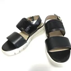 GEOX ジオックス 厚底サンダル ブラック ストラップ 軽量