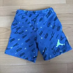 JORDAN キッズ ハーフパンツ ブルー 総柄