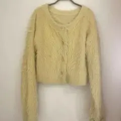 イエロー カーディガン mystic